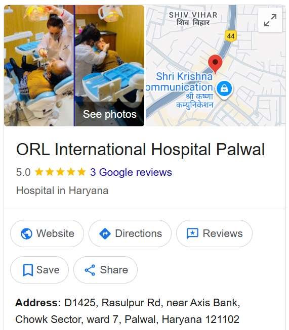 ORL Palwal Branch ORL Branch